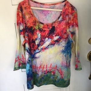 Designer Leoma Lovegrove ladies top